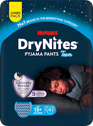 Pyjama Pants Jungen 13+ Jahre, Jumbopack HUGGIES DryNites