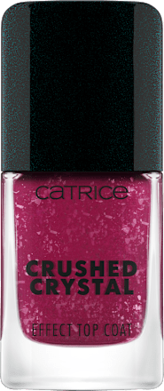 Top Coat  Crushed Crystal Effect 010 Amethyst Aura CATRICE