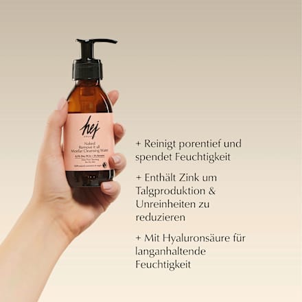 Mizellenwasser Naked Remove it all hej ORGANIC