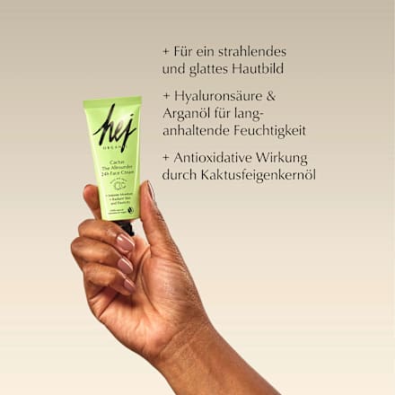 Gesichtscreme All Rounder 24h Cactus hej ORGANIC