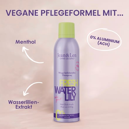 Deospray Fresh Waterlily Jean&Len