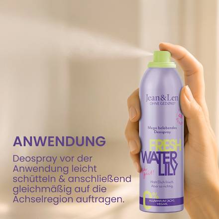 Deospray Fresh Waterlily Jean&Len