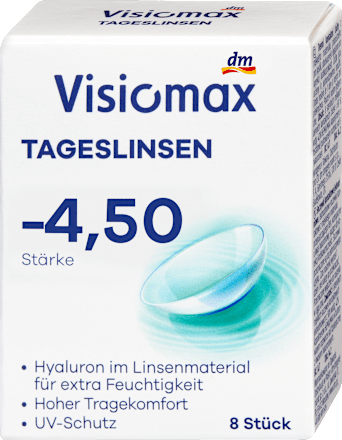 Dnevne kontaktne leče, dioptrija -4,50 visiomax