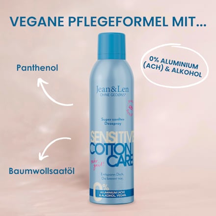 Deospray Sensitive Cotton Care Jean&Len