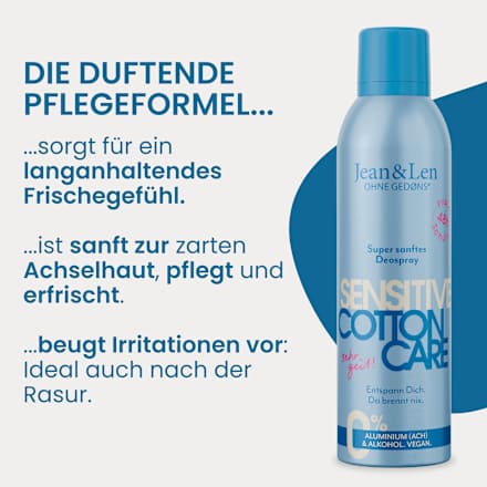 Deospray Sensitive Cotton Care Jean&Len