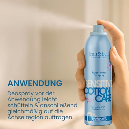 Deospray Sensitive Cotton Care Jean&Len
