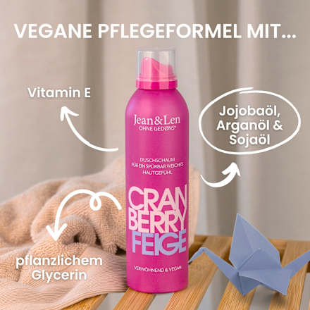 Duschschaum Cranberry Feige Jean&Len