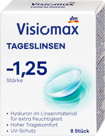 Dnevne kontaktne leče, dioptrija -1,25 visiomax