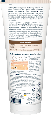 Körpermilch Repair Winterpflege Kneipp