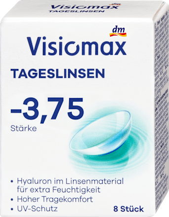 kontaktní čočky denní -3,75 DP visiomax
