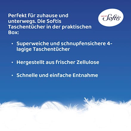Taschentücher Box 4-lagig Softis