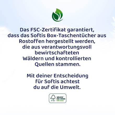 Taschentücher Box 4-lagig Softis