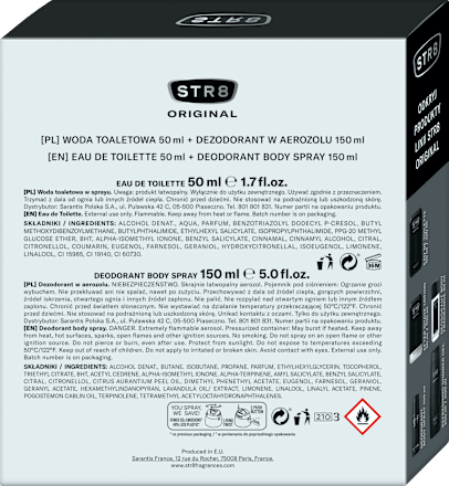 Zestaw upominkowy woda toaletowa i dezodorant Original STR8