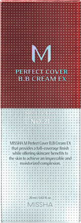 denní BB krém Perfect Cover SPF 42 Pa+++ 21 Light Beige MISSHA