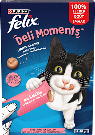 Katzenleckerlies Deli Moments Lachs Felix