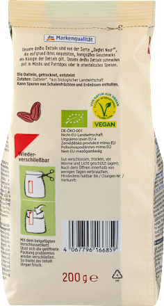 Sušené datle vykôstkované dmBio