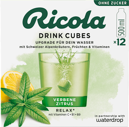 Getränkewürfel Saft Verbene Zitrus Ricola