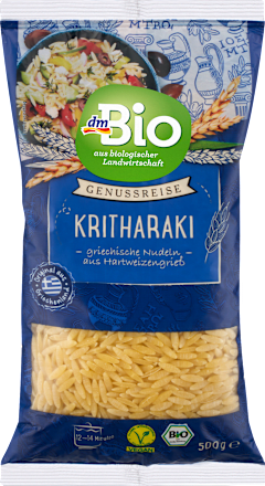 Bio kritharaki száraztészta durumbúzadarából dmBio