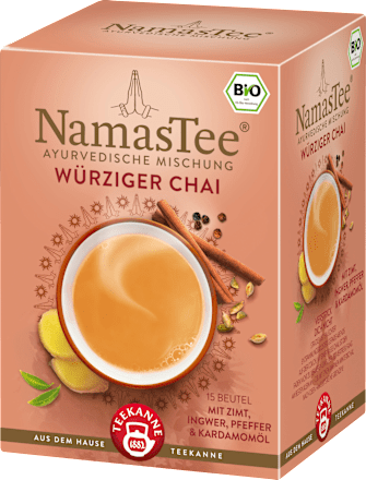 Gewürztee-Mischung Aromatisch mit Kardamomöl (15x2g) Teekanne