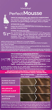 Permanente Schaumcoloration - Nr. 665 Helles Schokobraun Schwarzkopf Perfect Mousse