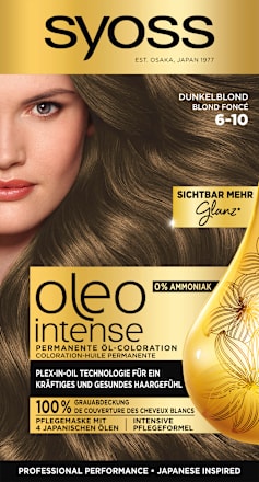 Permanente Öl-Coloration - Nr. 6-10 Dunkelblond Syoss Oleo Intense