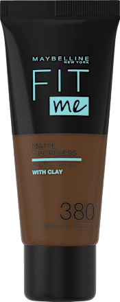Foundation Fit Me Matte + Poreless 380 Rich Espresso Maybelline New York