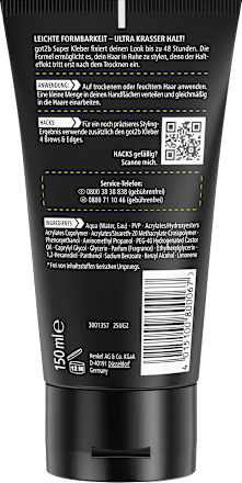 Superkleber unzerstörbares Styling-Gel got2b