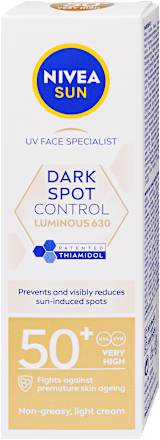 Napozó arckrém FF50+, Dark Spot Control NIVEA SUN