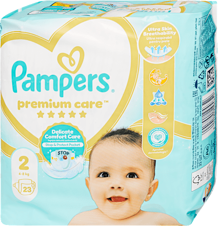 Pelenka mini, 2-es méret, 4-8kg Pampers Premium Care