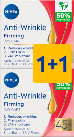 Anti-Wrinkle dnevna krema za lice 45+, duopack 2x50 ml NIVEA