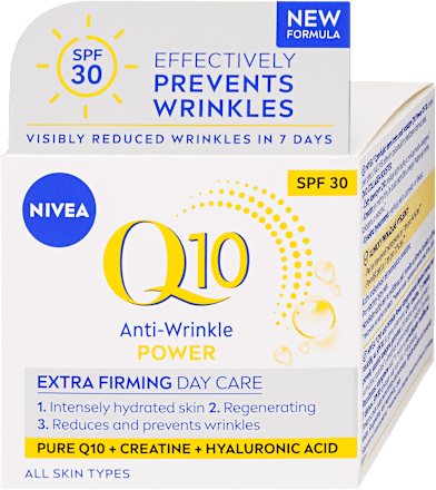 Ránctalanító arckrém SPF30 Q10 plus  NIVEA