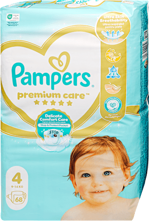 Pelenka maxi, 4-es méret, 9-14kg Pampers Premium Care