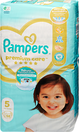 Pelenka junior, 5-ös méret, 11-16kg Pampers Premium Care