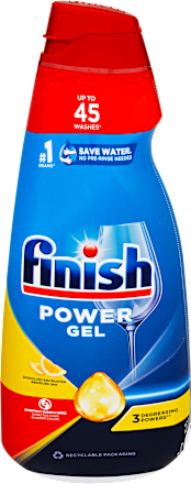 Mosogatógép gél Power lemon Finish