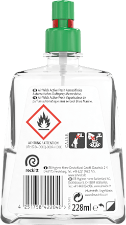 Duftspray 24/7 Active Fresh Nachfüller Meeresbrise AirWick