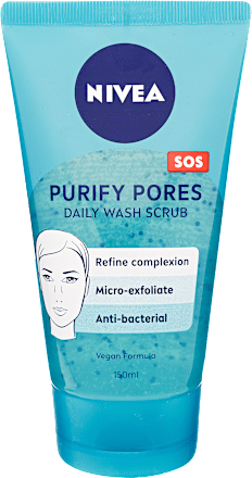 Mélytisztító gél Clean Deeper, zsíros, problémás bőrre NIVEA