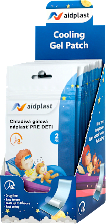 Chladivá hydrogélová náplasť aidplast