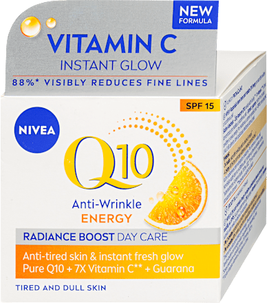 Nappali arckrém Q10 PlusC energetizáló  NIVEA