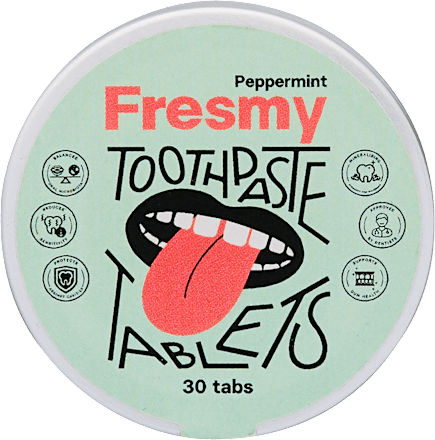 Fogkrém tabletta Peppermint ízzel Fresmy