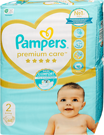 Pelenka mini, 2-es méret, 4-8kg Pampers Premium Care
