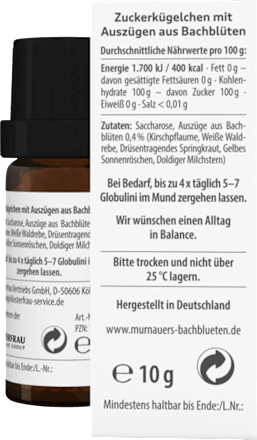 Murnauers Bachblüten Original Globulini MURNAUERS