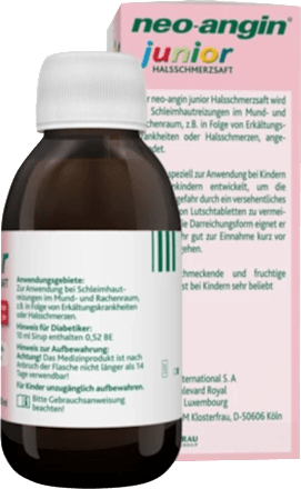 neo-angin junior Halsschmerzsaft neo-angin