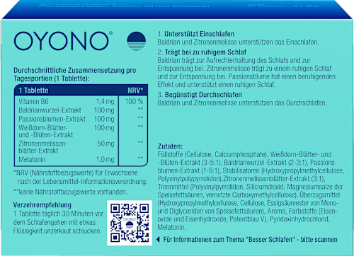 OYONO Nacht Tabletten OYONO