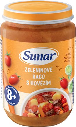 Príkrm zeleninové ragú s hovädzím Sunar