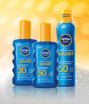 Sonnenspray UV Dry Protect Sport Transparent LSF 30 NIVEA SUN