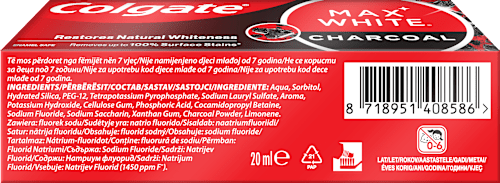 Pastă de dinți cu cărbune Colgate