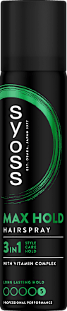 Fixativ de păr MAX HOLD syoss