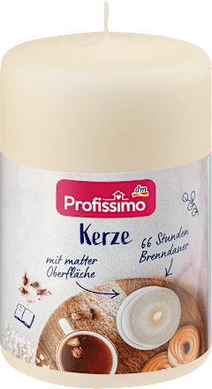 Kerze matt champagner Profissimo