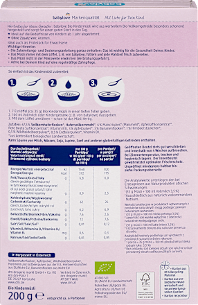 Kindermüsli Waldbeere ab 1 Jahr, 200 g babylove