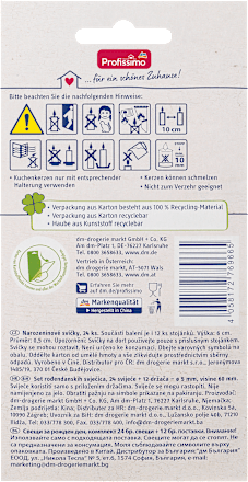 Narodeninové sviečky Profissimo